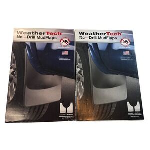 WeatherTech No-Drill MudFlaps for Suburban/Yukon XL/Yukon - Front &‎ Rear Set